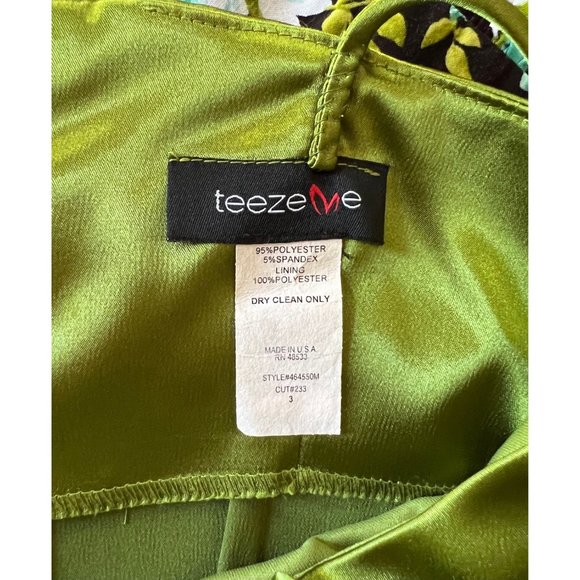 Y2k / Teeze Me / Satin / Rhinestone / Beaded Dress - Picture 5 of 5